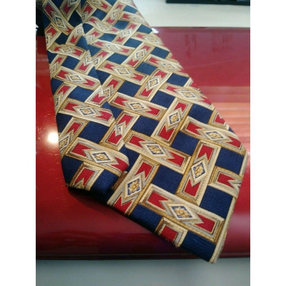 Vintage Zanzara Carnaval De Venise Silk‎ Tie